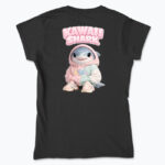 KAWAII SHARK Koszulka damska - obrazek 2