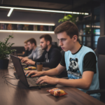 AI PANDA Koszulka męska - obrazek 3