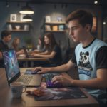 AI PANDA Koszulka męska - obrazek 7