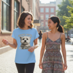 BRAVE UNTIL CAT Koszulka damska typu butterfly - obrazek 3