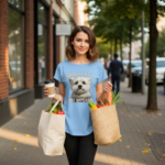 BRAVE UNTIL CAT Koszulka damska typu butterfly - obrazek 6