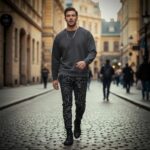 CRYPT CODE Spodnie Dresowe Męskie - obrazek 6