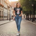 CUTE BUNNY Koszulka damska - obrazek 7