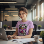 Diva Quack Supreme Koszulka damska z szerokim dekoltem - obrazek 7