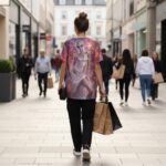 FUTURE MUSE Koszulka damska z szerokim dekoltem - obrazek 6