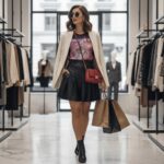 FUTURE MUSE Koszulka damska z szerokim dekoltem - obrazek 8