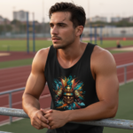 SILENT SHŌGUN Męski Tank Top - obrazek 3