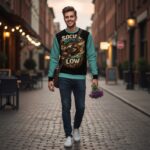 SOCIAL BATTERY LOW Bluza unisex - obrazek 6