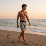 WESTIE REBELLION Męskie szorty do pływania - obrazek 3