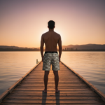 WESTIE REBELLION Męskie szorty do pływania - obrazek 5