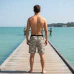 WESTIE REBELLION Męskie szorty do pływania - obrazek 6