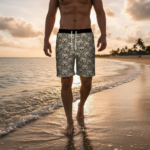 WESTIE REBELLION Męskie szorty do pływania - obrazek 8