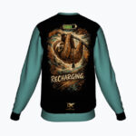 SOCIAL BATTERY LOW Bluza unisex - obrazek 2