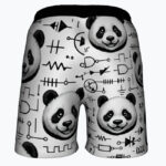 PANDA LOGIC Męskie szorty do pływania - obrazek 2