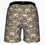 WESTIE REBELLION Męskie szorty do pływania - obrazek 2