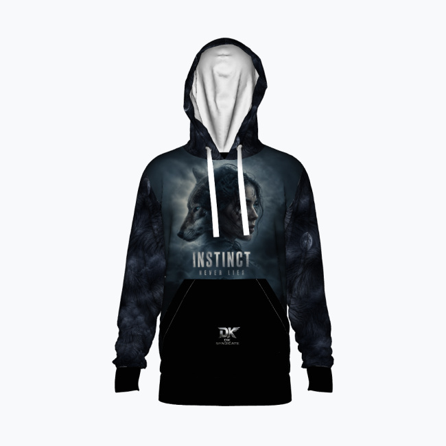 190341fa4fda2938113cd4016ae8b7fe0ade2f73.jpg SPIRIT WOLF Bluza z kapturem - obrazek 1