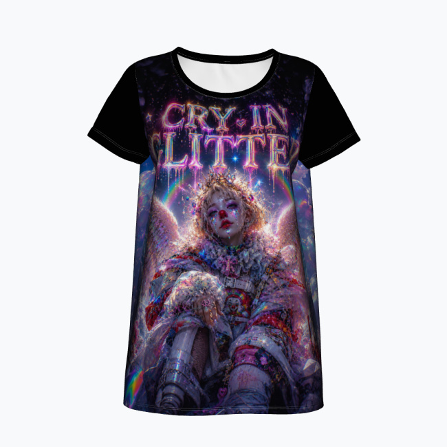 52c2fb5e4125cf3211ac2cbd685df32725754b93.jpg ANGEL CLOWN PRINCESS T-shirt damski - obrazek 1