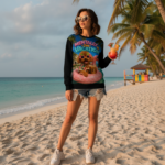 BEACH POODLE Bluza damska - obrazek 5