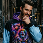 COSMIC CLOWN Bluza Unisex - obrazek 4