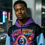COSMIC CLOWN Bluza Unisex - obrazek 6