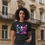 COSMIC CLOWN T-shirt Unisex - obrazek 3