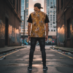 DESERT RAVE NOMADS Męski T-Shirt Sportowy - obrazek 4