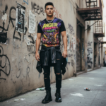 DRUM CLUB Męski T-Shirt - obrazek 7