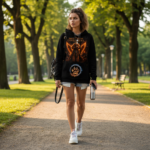 FIRE ANGEL POODLE Bluza Unisex - obrazek 5
