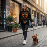 FIRE ANGEL POODLE Bluza Unisex - obrazek 7