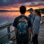 GHOSTS OF THE LAKE Męski T-Shirt Sportowy - obrazek 4