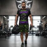 GYM GOBLIN Męski T-Shirt Sportowy - obrazek 4