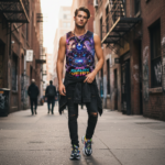 RAVE JESTER Męski Tank Top Sportowy - obrazek 7