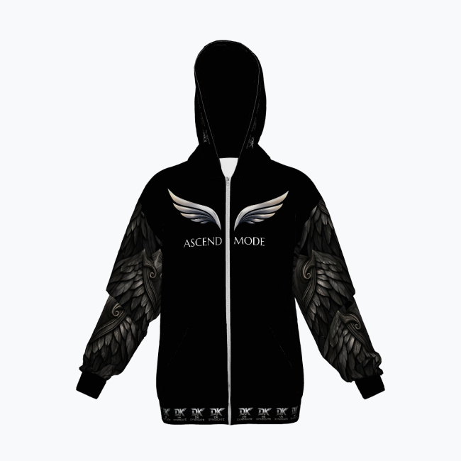 ae34d7fb00a5fc389ed34c442c0835feb2e35796.jpg ASCEND MODE Rozpinana bluza Unisex - obrazek 1