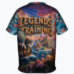 DRAGON SHIP CREW Dziecięca Koszulka Sportowa - obrazek 2