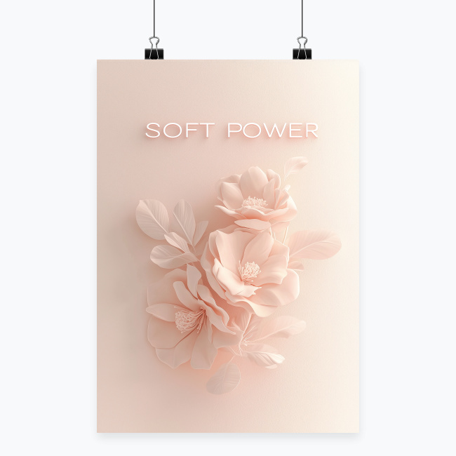 2bc2abefe99250280b815750c9f13f95dd274bad.jpg SOFT POWER Plakat Pionowy A1-A4 - obrazek 1