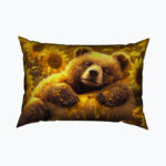 BEEKEEPER BEAR Prostokątna Poduszka 100% Bawełna