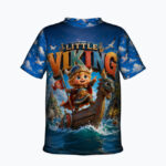 LITTLE VIKING LEGEND Dziecięca Koszulka Sportowa
