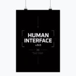 HUMAN INTERFACE Plakat pionowy A1-A4