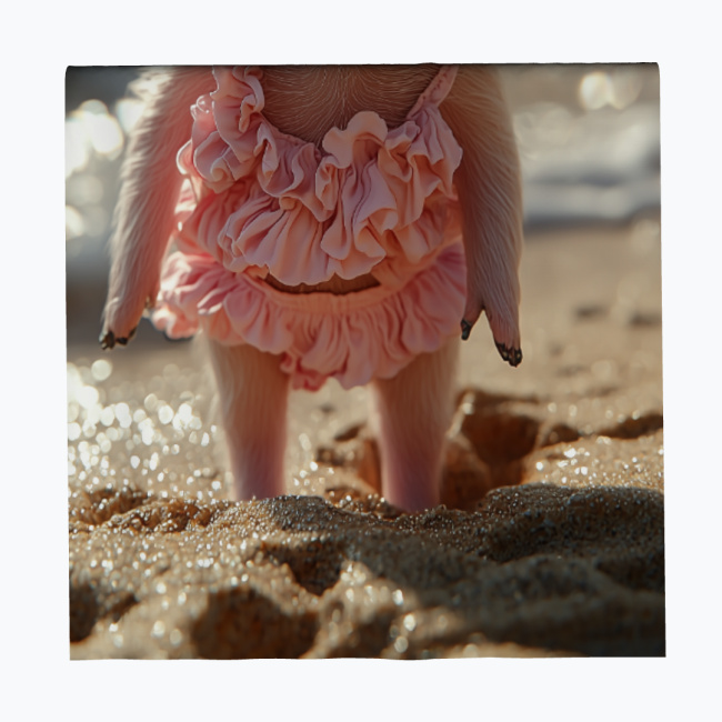 532af42f1021270dba1006b3b5e2183c092728ac.jpg OINK & CHILL Ręcznik Plażowy - obrazek 1