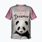 PANDA DREAMS Dziecięca Koszulka Sportowa