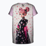TOKYO DOLL Damski T-shirt z Szerokim Dekoltem - obrazek 2
