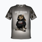 BABY DRAGON STREET Chłopięca Koszulka Sportowa