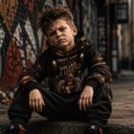 ANGEL OF WAR Chłopięca bluza z kapturem - obrazek 4