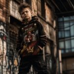 ANGEL OF WAR Chłopięca bluza z kapturem - obrazek 5
