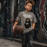 BABY DRAGON STREET Chłopięca Koszulka Sportowa - obrazek 3