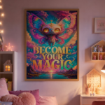BECOME YOUR MAGIC Plakat Pionowy A1-A4 - obrazek 2