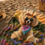 BOHO PAWS Ręcznik Plażowy - obrazek 5
