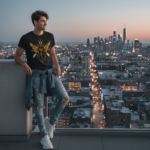 CELESTIAL BEE EMPIRE T-shirt  Unisex - obrazek 5