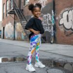 COLOR SPLASH Legginsy dziecięce - obrazek 6