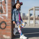 COLOR SPLASH Legginsy dziecięce - obrazek 7